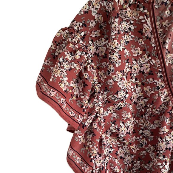 MAX STUDIO large women's blouse floral size long - Picture 3 of 6